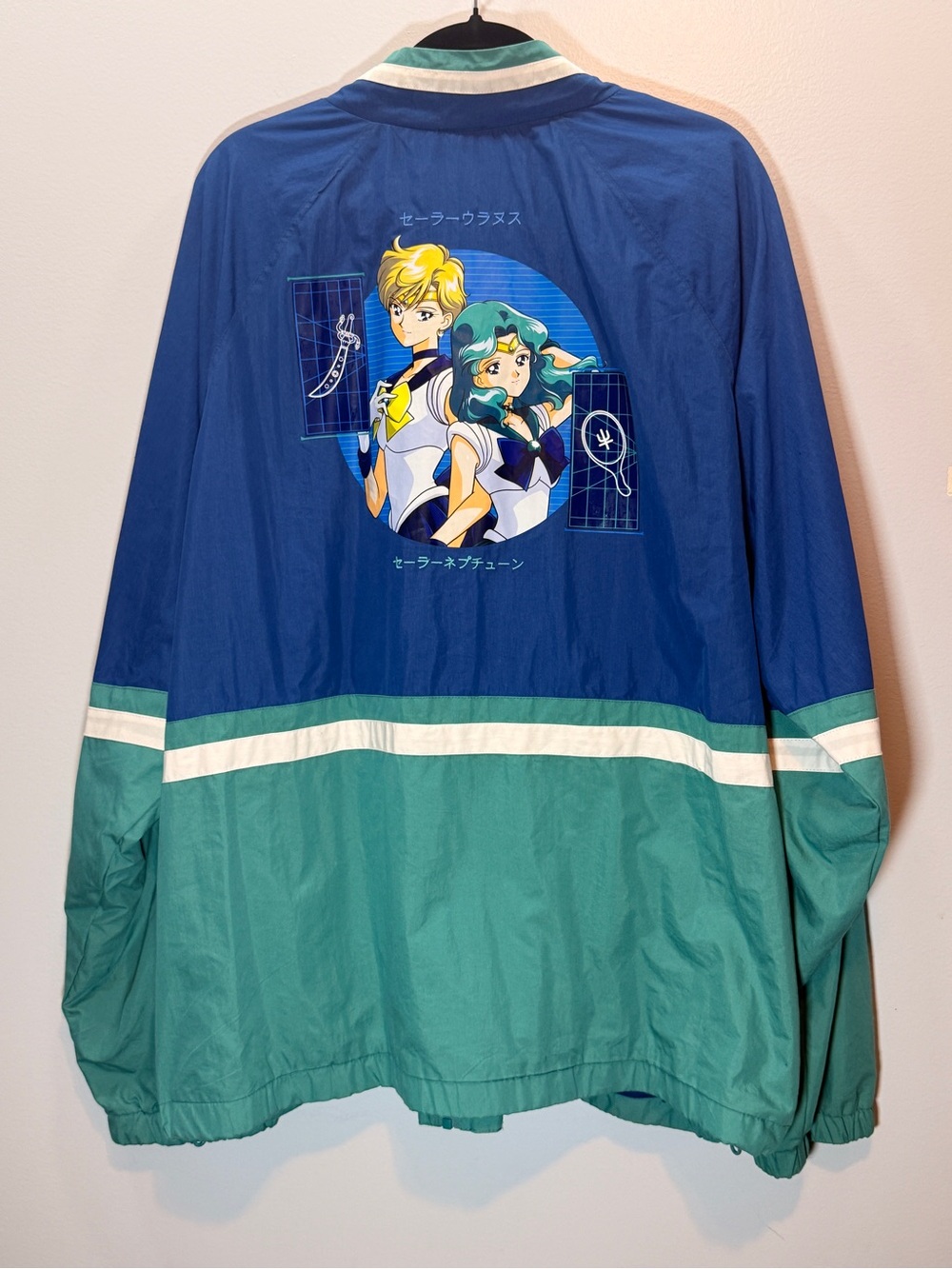 Sailor Moon Custom Blue & Teal Windbreaker Jacket